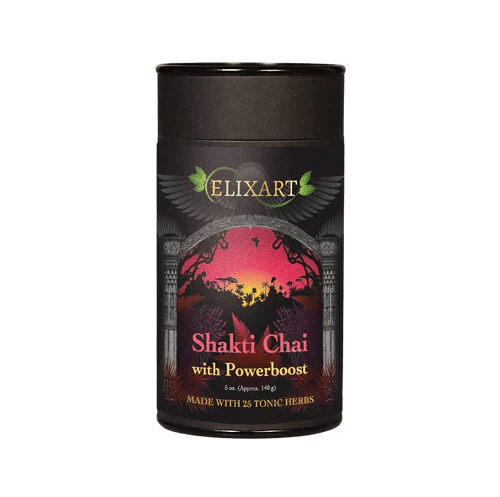Shakti Chai Powerboost - Strawberry Mushroom Tablets - Case of 10 - Mystic Journey Path
