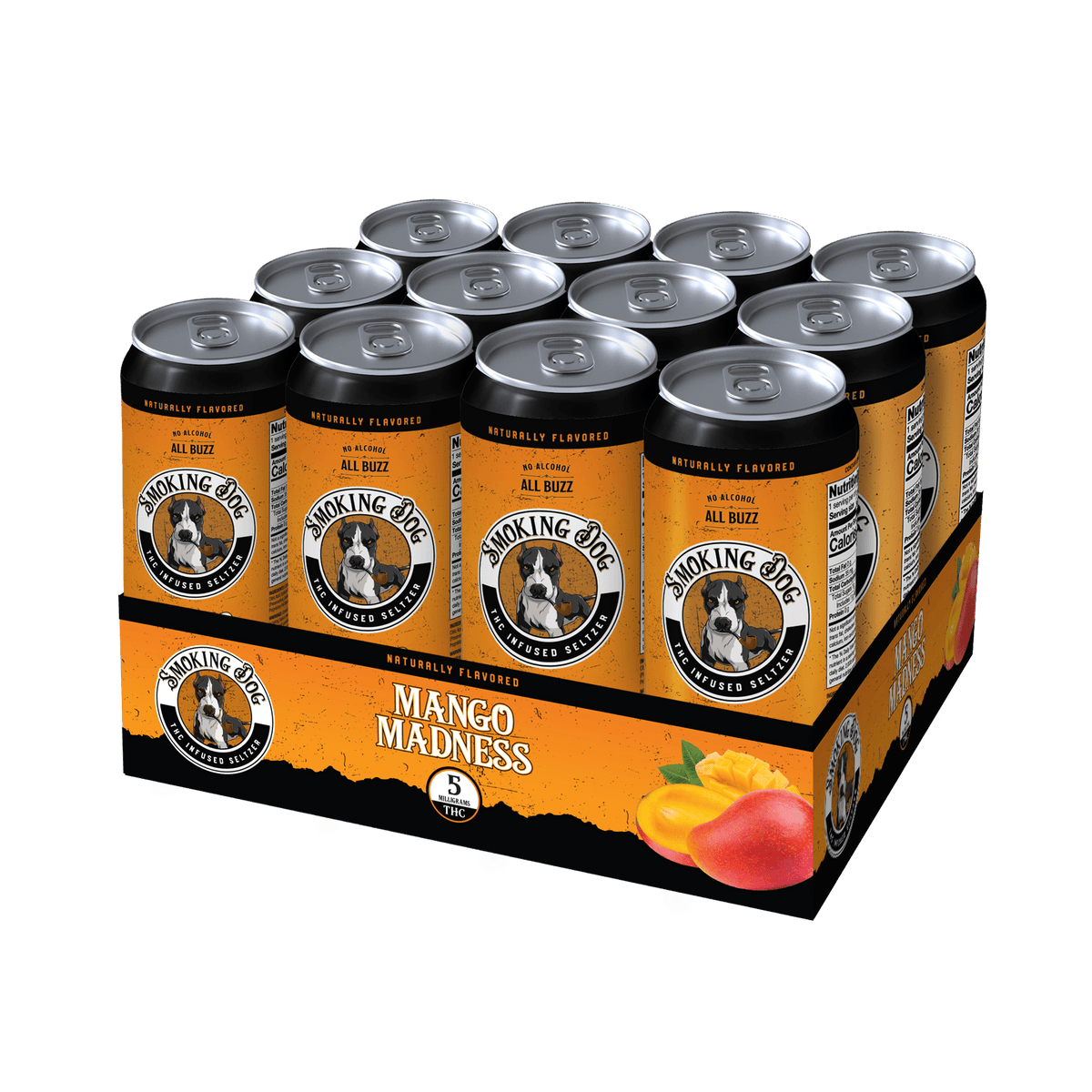 Smoking Dog THC Seltzer - 12 Pack - Tree Spirit Wellness