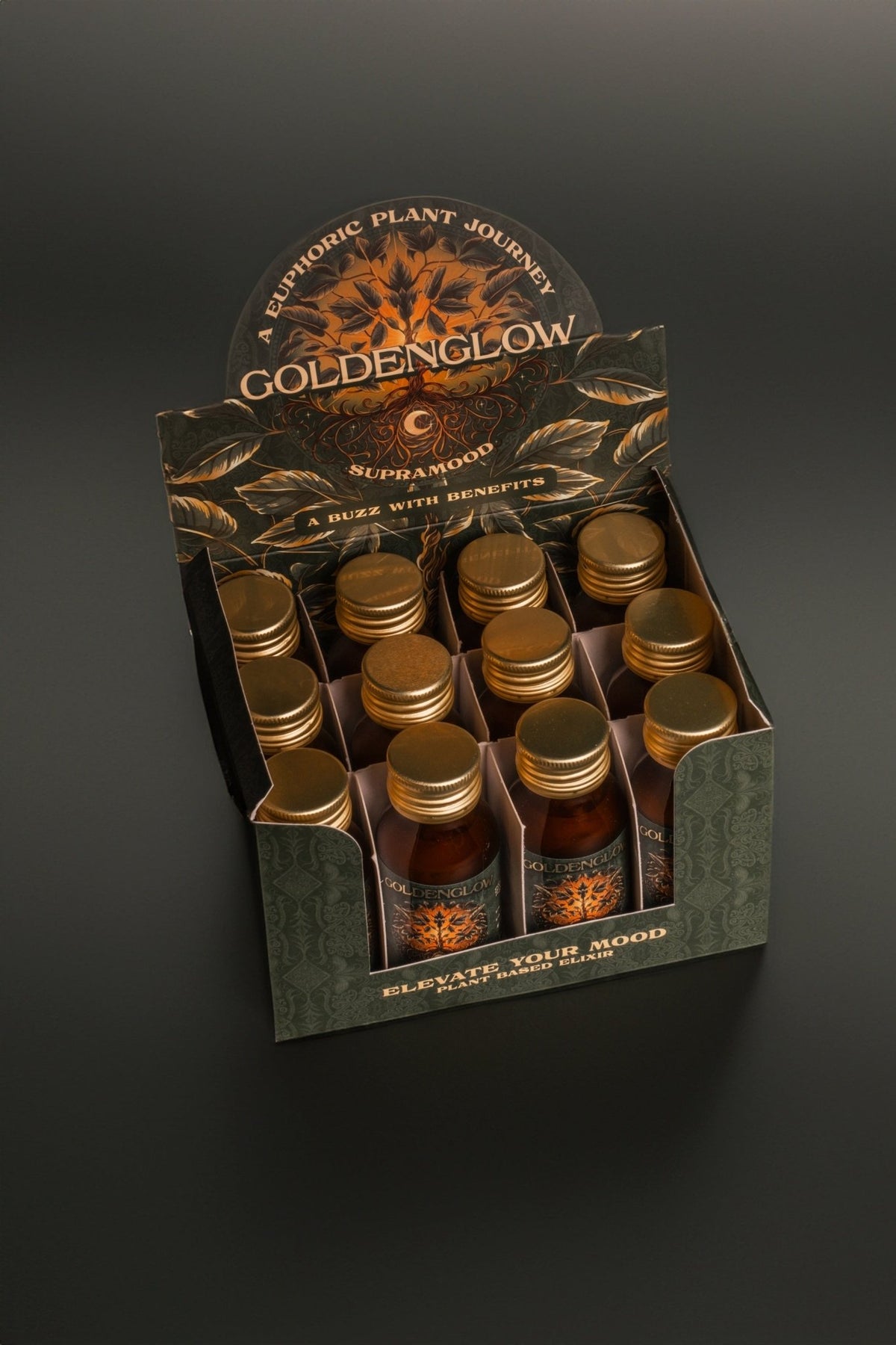 Supramood Goldenglow - Strawberry Mushroom Tablets - Case of 10 - Mystic Journey Path