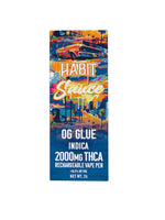 THCA 2000mg 10pk Rechargeable Vape - OG Glue (Indica) - Mystic Journey Path