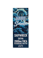 THCA 2000mg 10pk Rechargeable Vape - Shipwreck (Sativa) - Mystic Journey Path