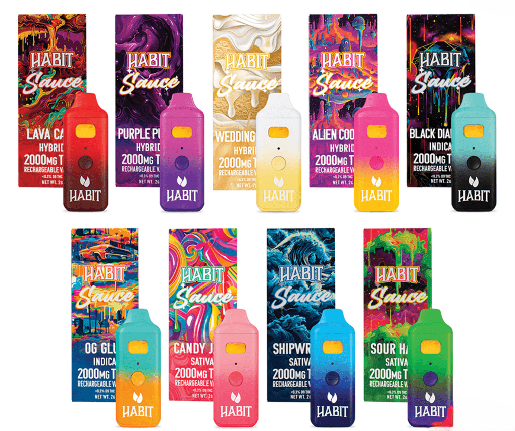 THCA 2g Rechargeable Vape - Sour haze (Sativa) 10pk - Mystic Journey Path