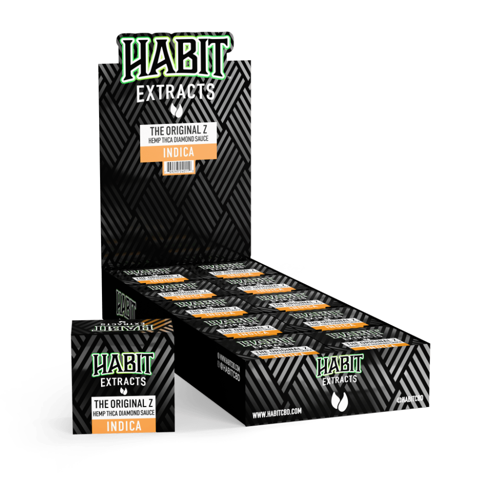 THCA Diamond Sauce Concentrate 1g The Original Z (Indica) 10pk display case - Mystic Journey Path