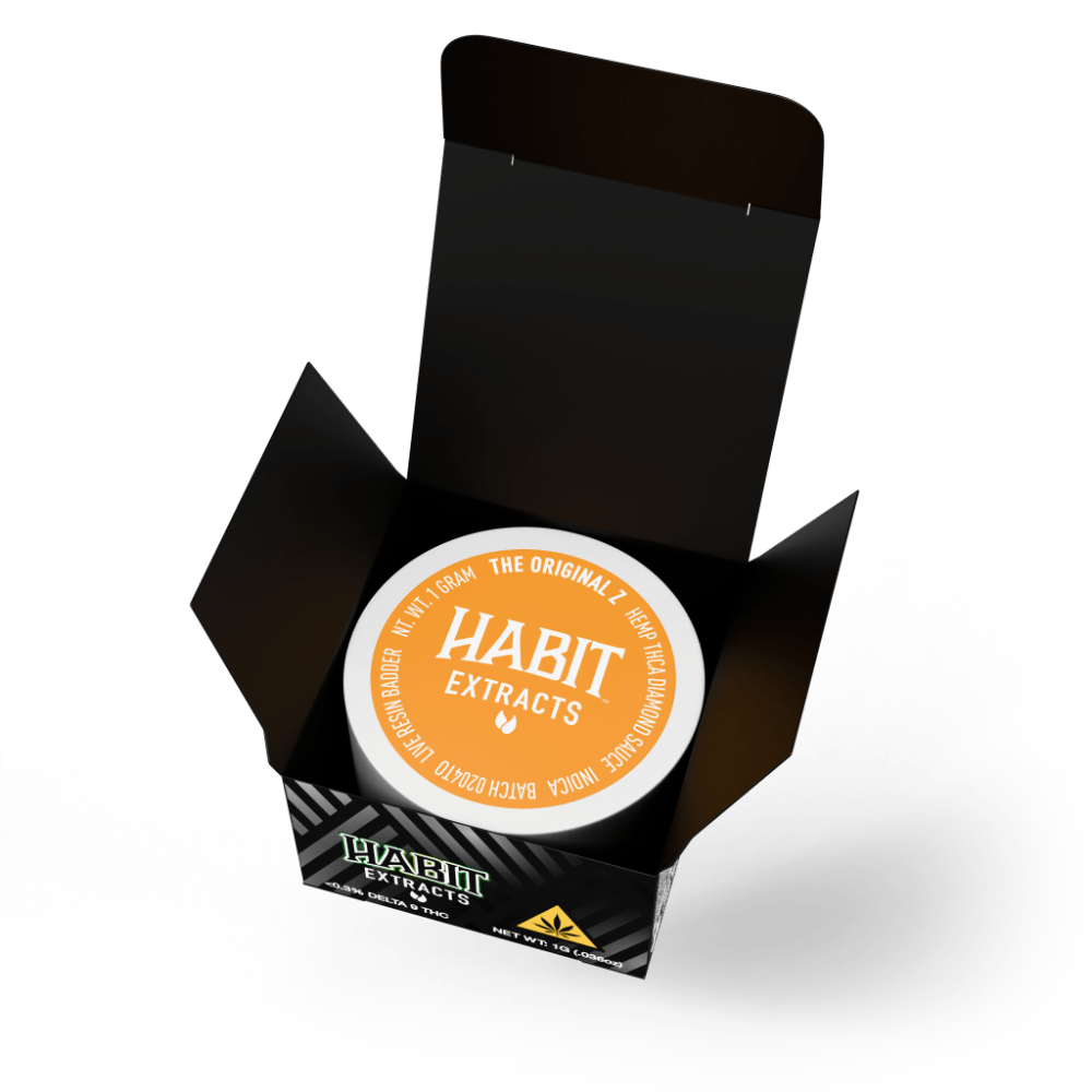 THCA Diamond Sauce Concentrate 1g The Original Z (Indica) 10pk display case - Mystic Journey Path