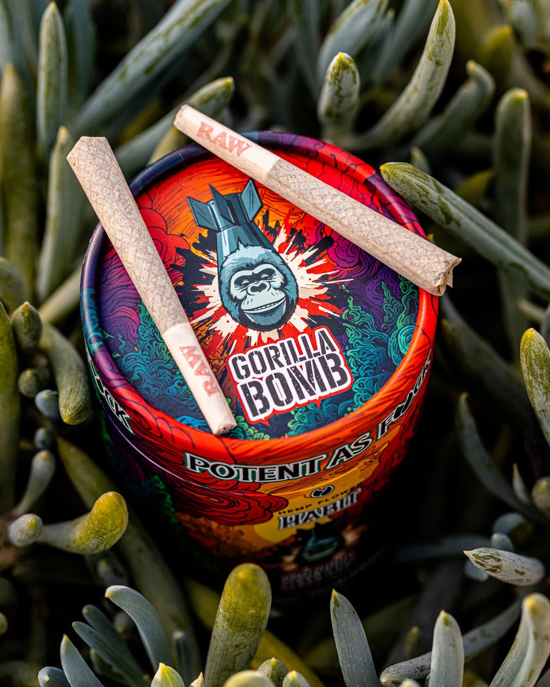 THCA.75g PRE - Rolls 2Pk Gorilla Bomb (Sativa) Case of 20 - Mystic Journey Path