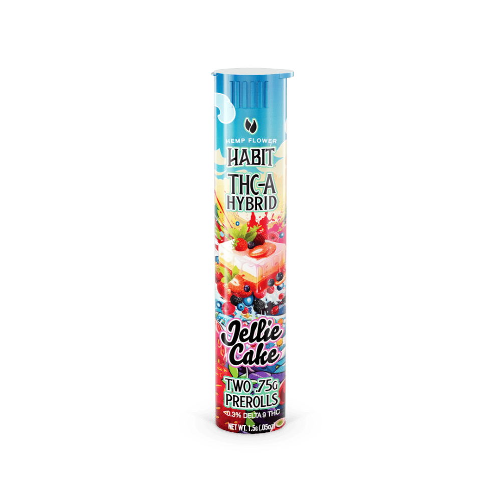 THCA.75g PRE - Rolls 2Pk Jellie cake (Hybrid) Case of 20 - Mystic Journey Path