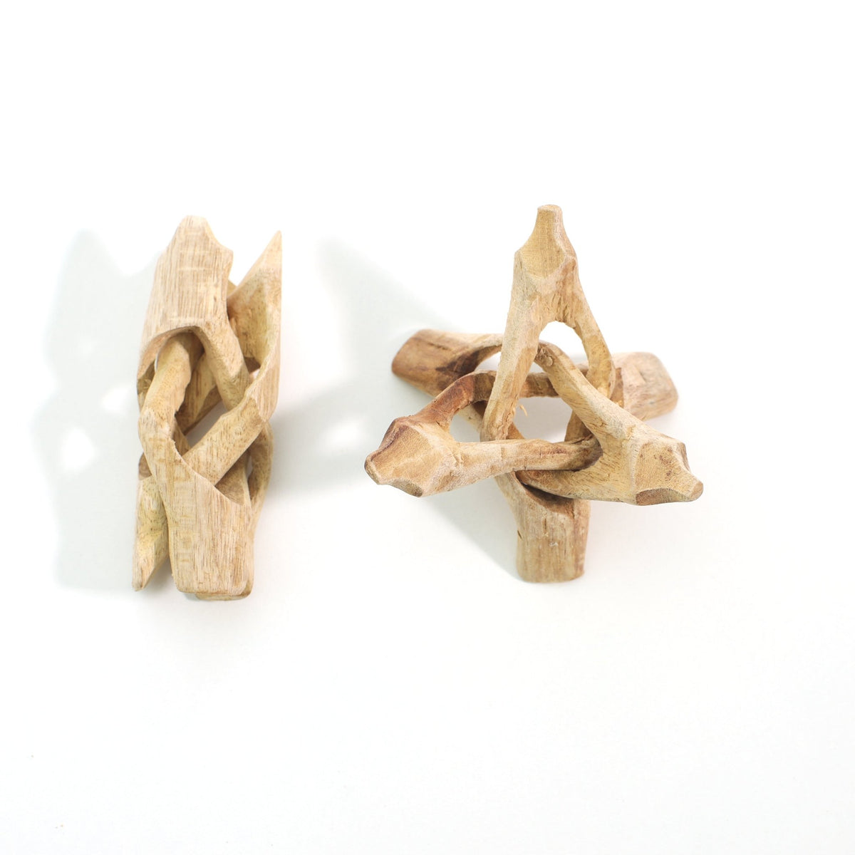 Tripod 4" Natural Rosewood (fits Abalone shells 3 - 5")  - Mystic Journey Path