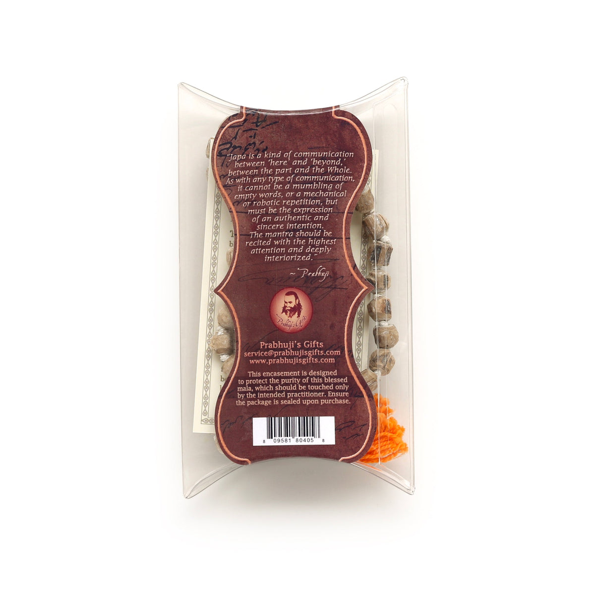 Prabhuji Prayer Mala Beads - Tulasi - 108 Prayer Beads  - Mystic Journey Path