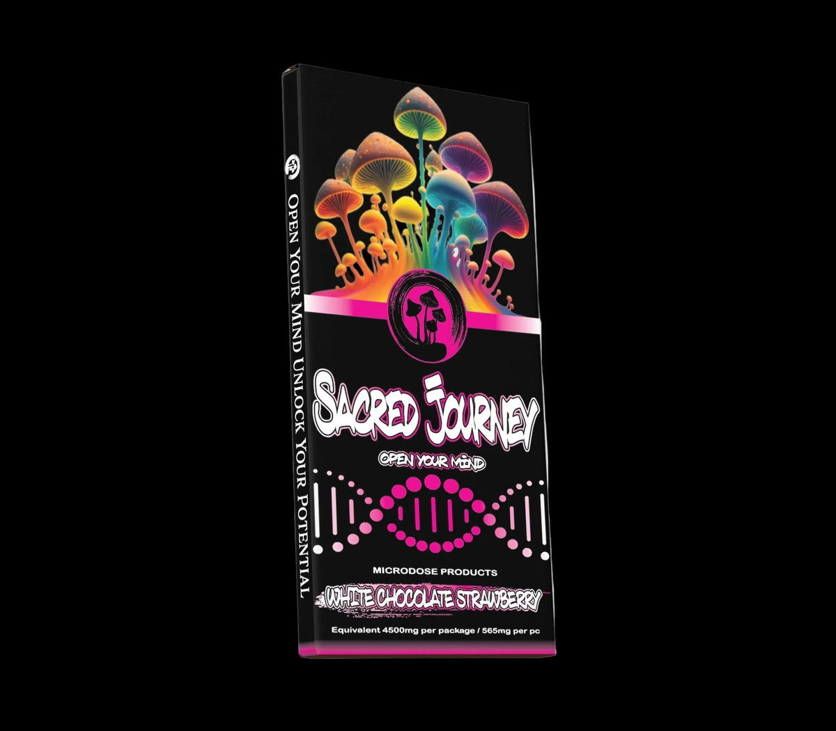 White Chocolate Bar – Strawberry (Box of 6) - Mystic Journey Path