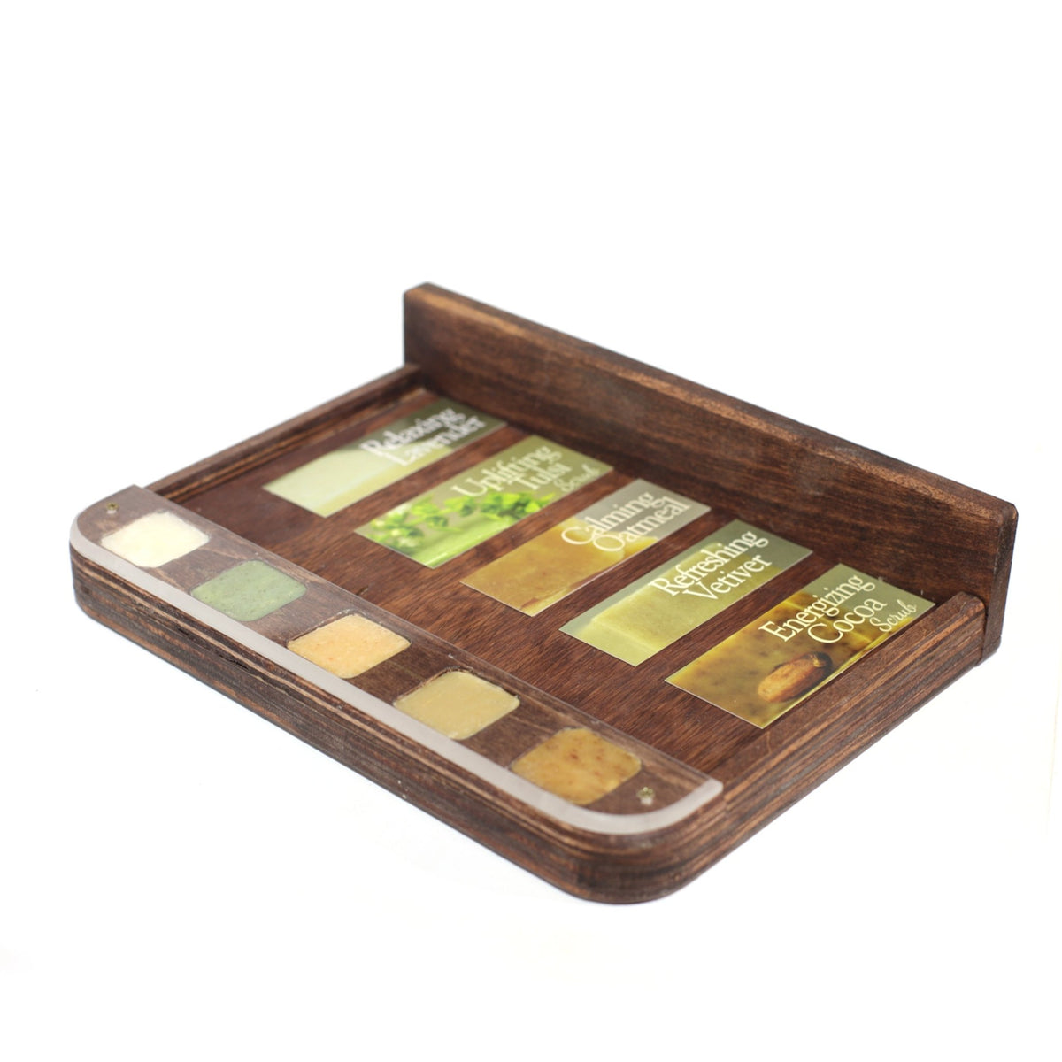 Wholesale Opening Bundle - Saucha Natural Soap - Display Rack with 5 - Products Variety - 25 Packs - Mystic Journey Path
