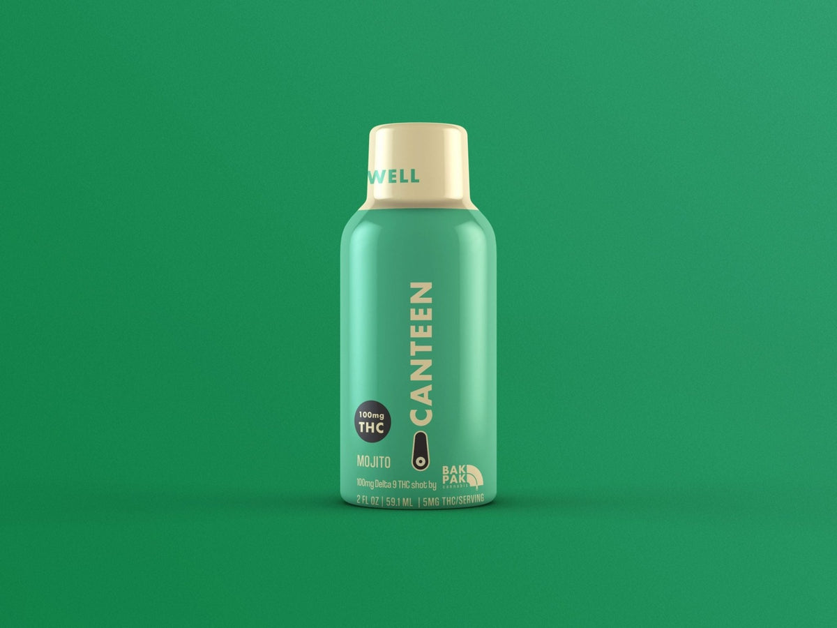 Canteen Delta 9 shot Mojito (case of 12 display) - Mystic Journey Path
