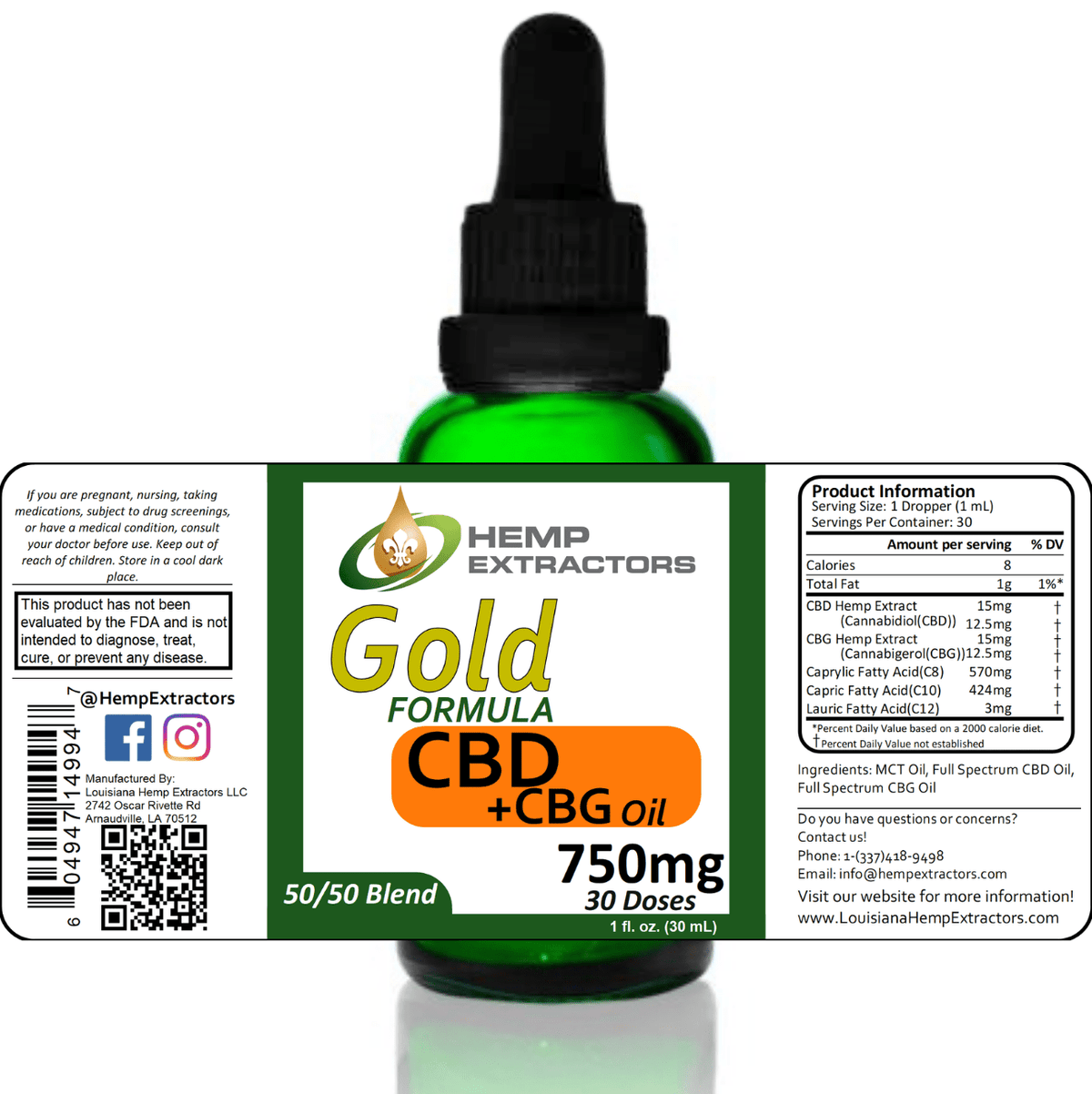 Gold Formula CBD+CBG - Mystic Journey Path