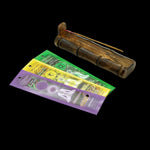 Incense Gift Set - Bamboo Burner + 3 Chakra Incense Sticks Packs & Love Greeting - Lost in Love  -Mystic Journey Path