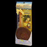 Incense Gift Set - Wood Round Burner + 3 Meditation Incense Sticks Packs & Holiday Greeting    - Mystic Journey Path