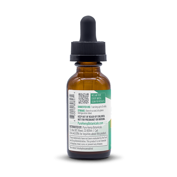 Pure Balance Tincture 750 mg Broad Spectrum CBD - Tree Spirit Wellness